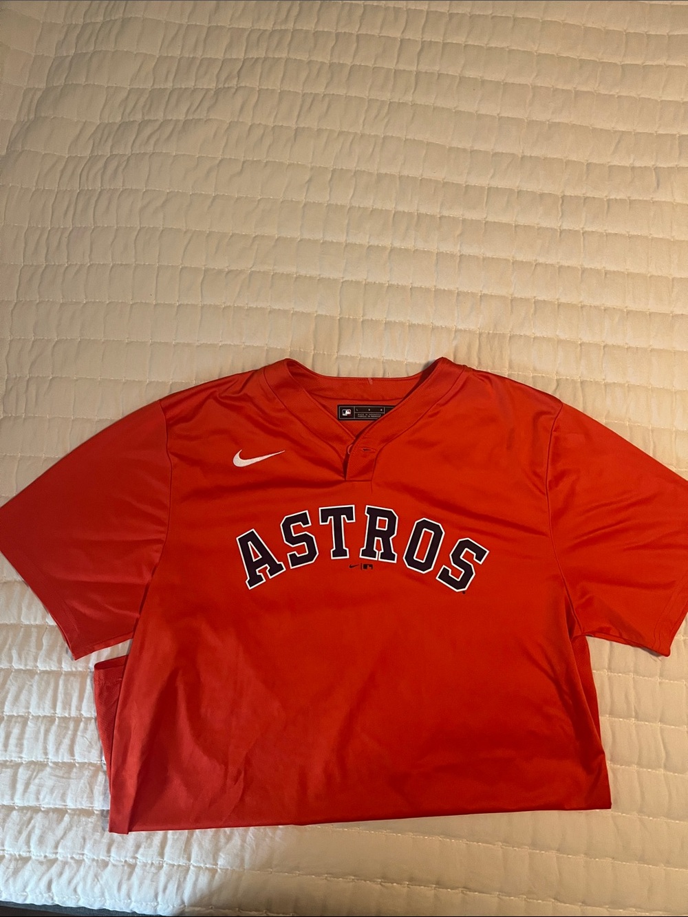 Nike Orange Astros Team Baseball Jersey